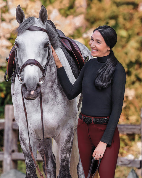 THE TAILORED SPORTSMAN™ IceFil® Long-Sleeve Mock Neck