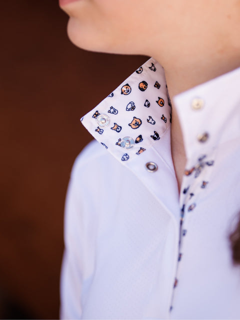 Essex Classics Talent Yarn Girls' Long-Sleeve Show Shirt