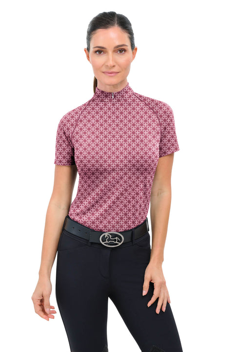 R.J. Classics Ladies' Lucy 2.0 Quarter-Zip Short-Sleeve Shirt