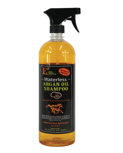 E3® Elite Equine Evolution Waterless Argan Oil Shampoo - Quart
