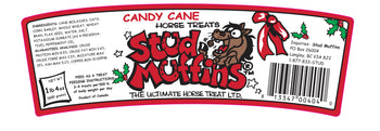 Stud Muffins® Candy Cane Flavored Horse Treats - 20 oz