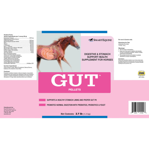 GUT™ Pellets by SmartEquine™ - 2.7 lbs