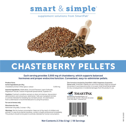 SmartEquine™ Smart & Simple® Chasteberry Pellets - 2.3 lbs.
