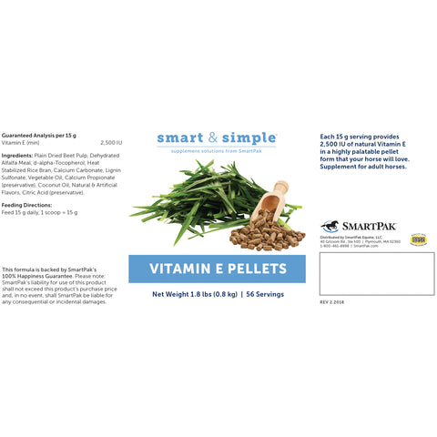 SmartEquine™ Smart & Simple® Vitamin E Pellets - 1.8 lbs.