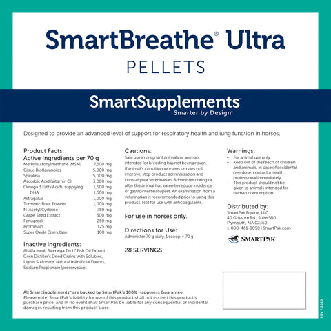 SmartEquine™ SmartBreathe® Ultra Pellets - 4.4 lbs.