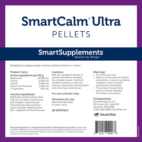 SmartEquine™ SmartCalm® Ultra Pellets - 3.75 lbs.