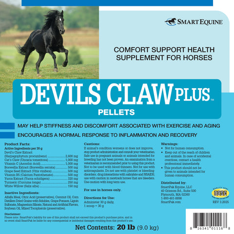 Devil's Claw Plus™ Pellets by SmartEquine™ - 20 lbs