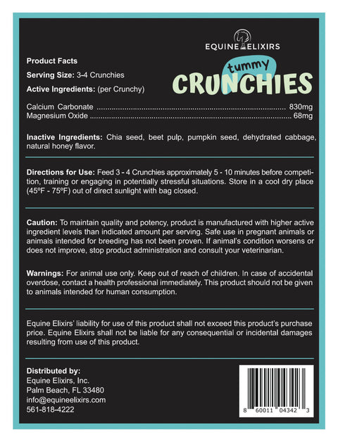 Equine Elixirs Tummy Crunchies Antacid Crunchies - 17 servings