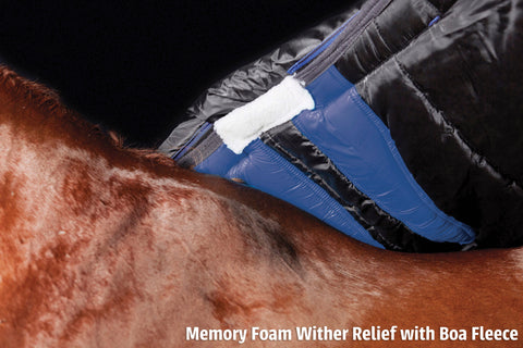 WeatherBeeta® ComFiTec™ Ultra Cozi II Detach-A-Neck Medium-Weight Turnout Blanket