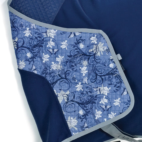 Ovation® Turbo-Dry™ Cooler - Navy/Blue Secret Garden / 68 (66-70) - Coolers & Dress Sheets