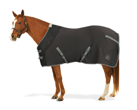 Ovation® Turbo-Dry™ Cooler - Charcoal/Purple Secret Garden / 68 (66-70) - Coolers & Dress Sheets