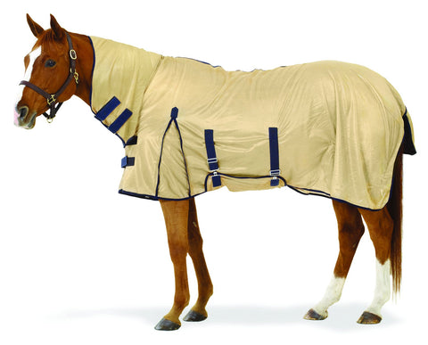 Equi-Essentials Soft Mesh Fly Sheet with Attached Neck