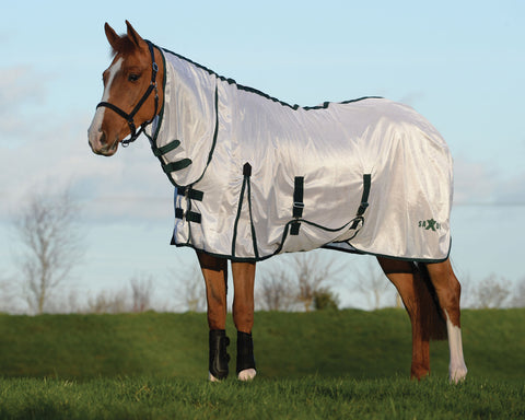 Saxon Mesh Fly Sheet with Combo Neck & Belly Wrap