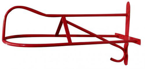 Western or English Wall-Mount Saddle Rack with Hook