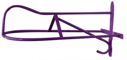 Western or English Wall-Mount Saddle Rack with Hook