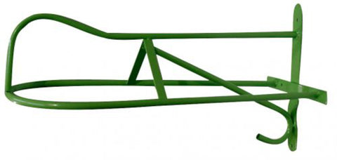 Western or English Wall-Mount Saddle Rack with Hook