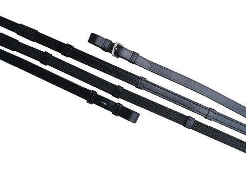 Red Barn 5/8" x 60" Easy Grip Snaffle Reins