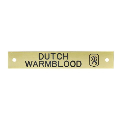 Engraved Breed Logo