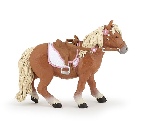 Papo Shetland Pony with Saddle
