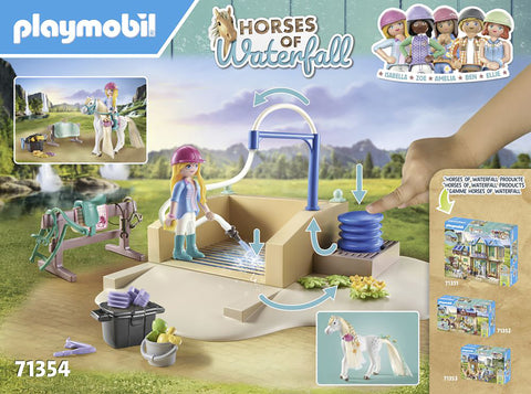 Playmobil® Isabella and Lioness with Washing Station