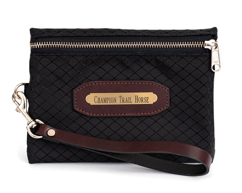 Perri’s® Champion Collection Wristlet with Leather Accents and Nameplate