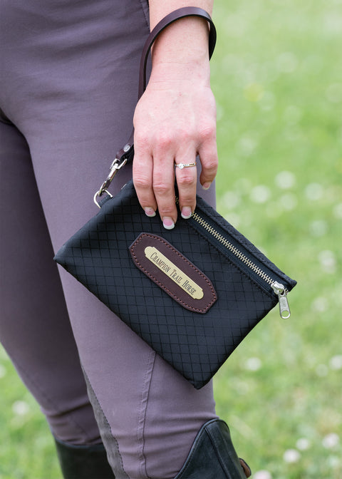 Perri’s® Champion Collection Wristlet with Leather Accents and Nameplate