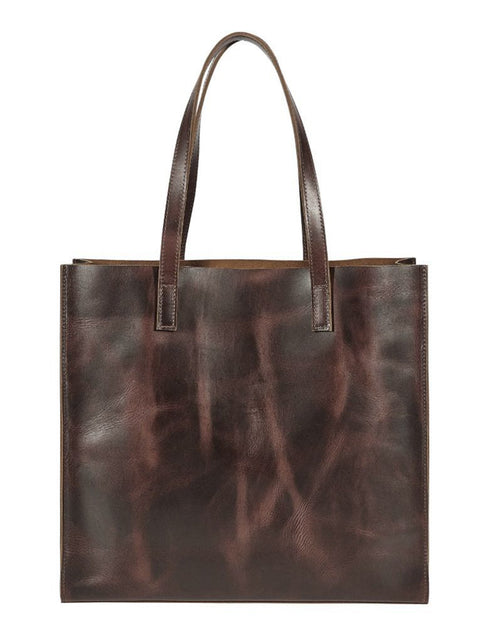Snaffle Bit Leather Tote Bag