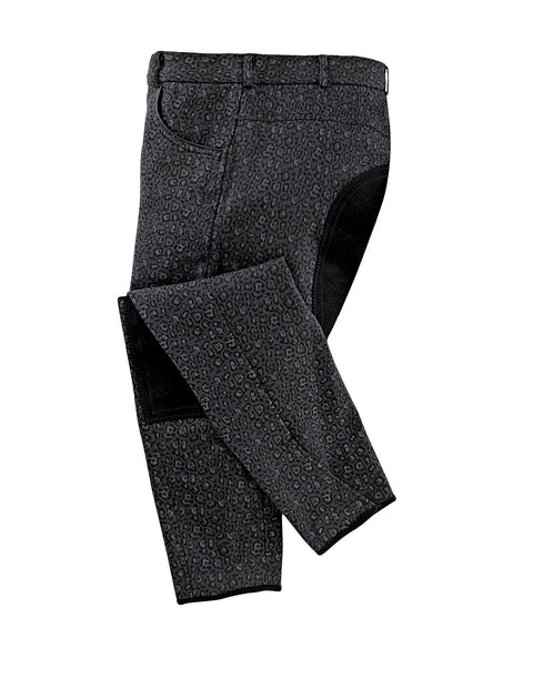 Riding Sport® by Dover Saddlery® Leopard Knit Full-Seat Breech