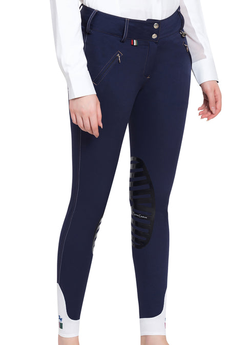 Equine Couture™ Ladies' Beatta Silicone Knee-Patch Breech