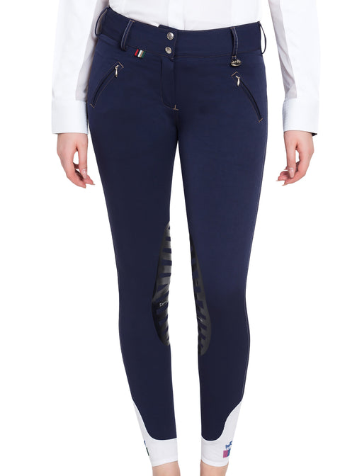 Equine Couture™ Ladies' Beatta Silicone Knee-Patch Breech