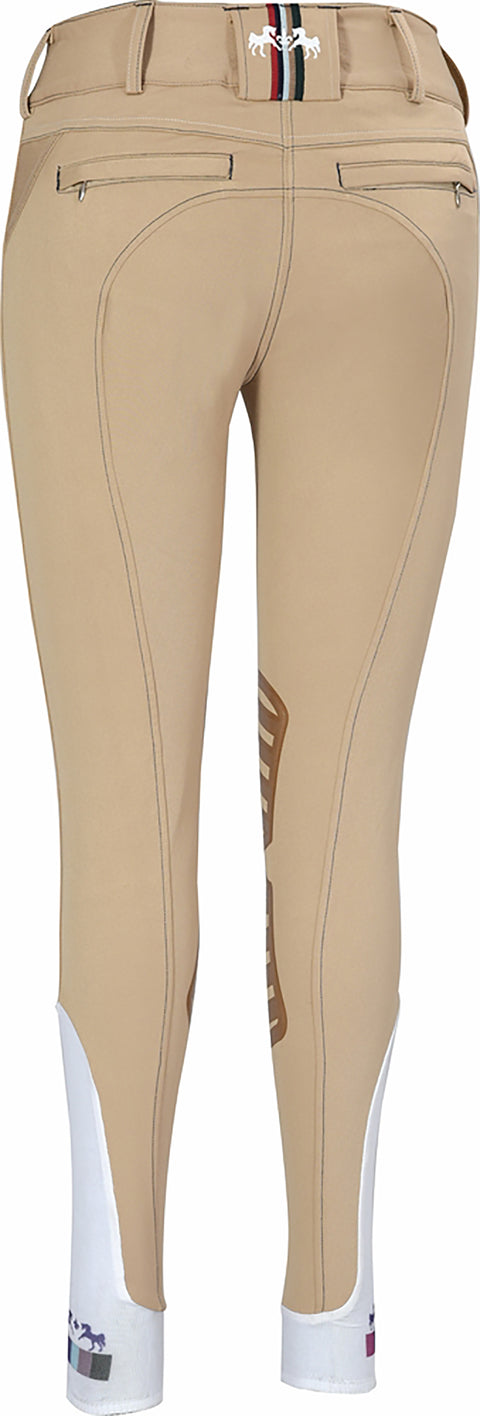 Equine Couture™ Ladies' Beatta Silicone Knee-Patch Breech