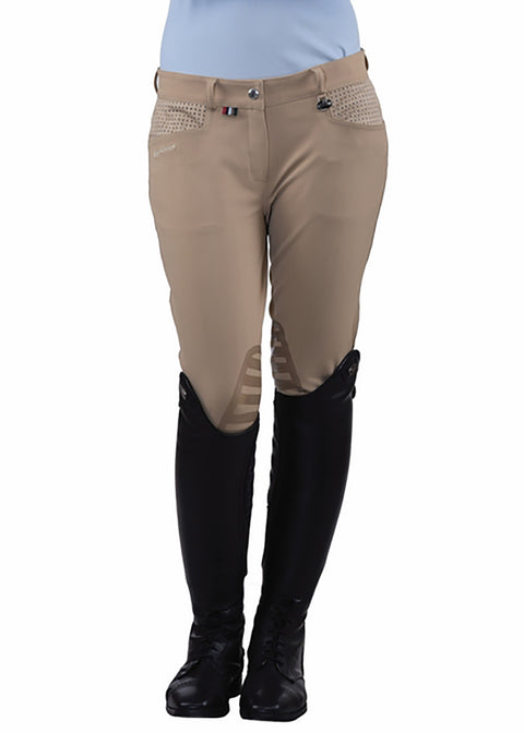 Equine Couture™ Ladies' Oslo Silicone Knee-Patch Breech
