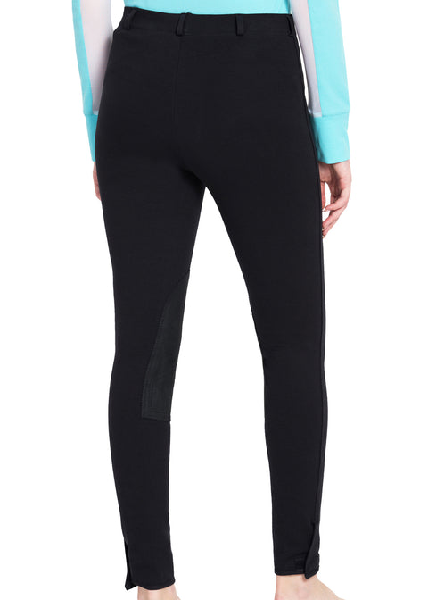TuffRider® Ladies' Cotton Pull-On Knee-Patch Plus Breech
