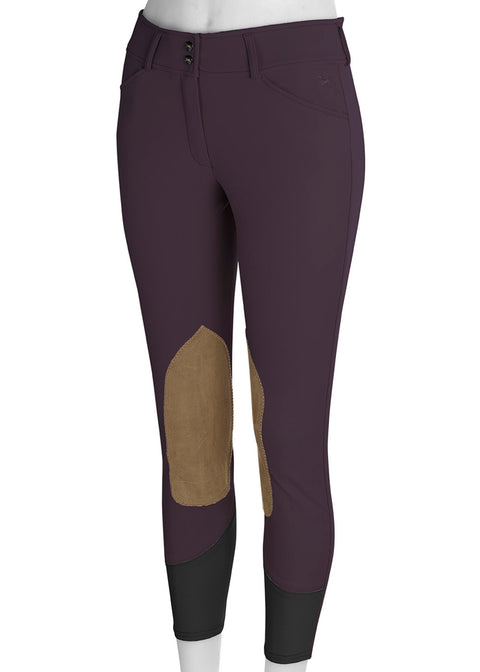 R.J. Classics Ladies’ Anna Mid-Rise Front-Zip Knee-Patch Breech