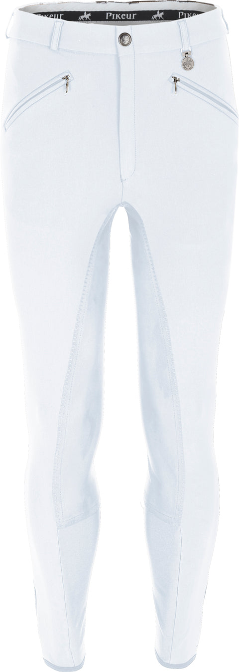 Pikeur® Men’s Liostro Breeches - White / 30 Reg - Mens Breeches
