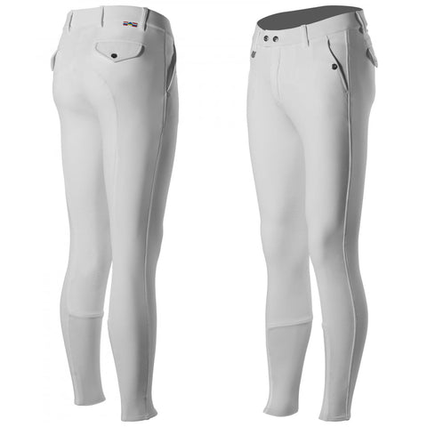 Horze Men’s Grand Prix Knee-Patch Breech with Silicone Grip