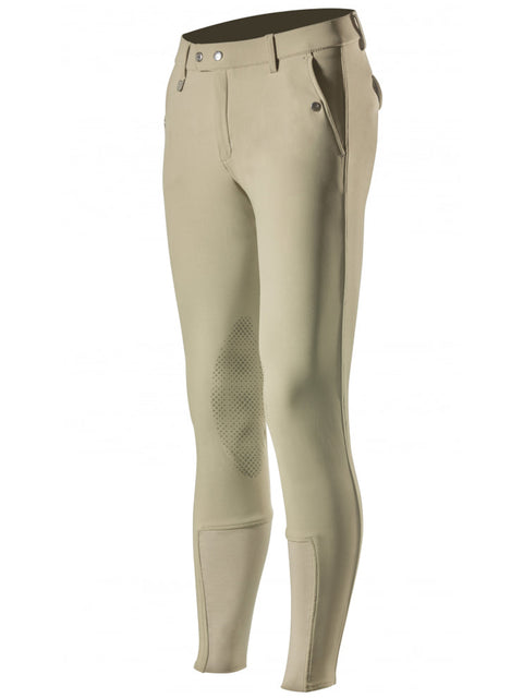 Horze Men’s Grand Prix Knee-Patch Breech with Silicone Grip