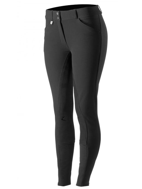 Horze Ladies' Grand Prix Synthetic Leather Full-Seat Breech