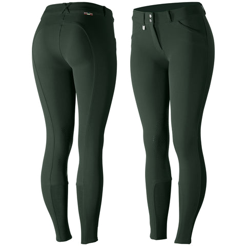 Horze Ladies’ Grand Prix Silicone Knee-Patch Breech