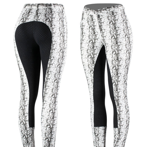 Horze Ladies' Active Silicone Full-Seat Breech