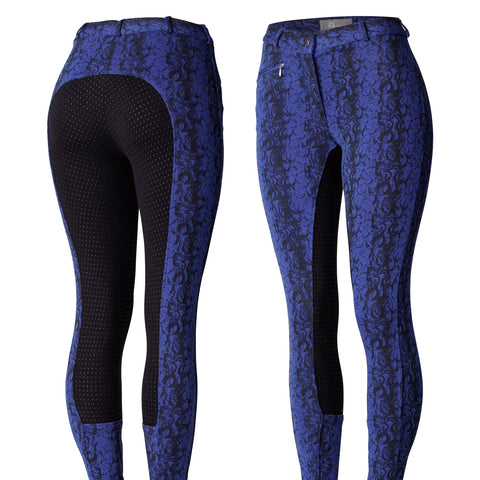 Horze Ladies' Active Silicone Full-Seat Breech