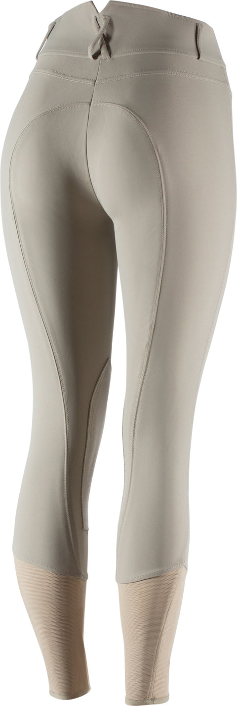 Horze Ladies’ Angelina Synthetic Leather Knee-Patch Breech