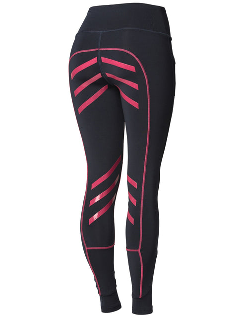 Ladies’ Equitation Colored Silicone Full-Seat Riding Tight
