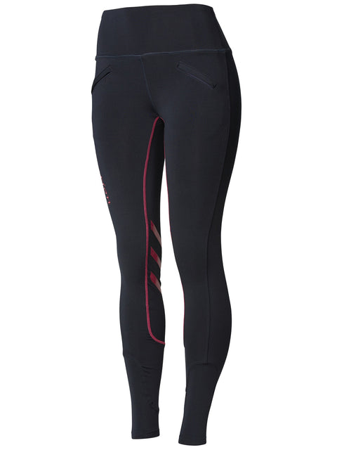 Ladies’ Equitation Colored Silicone Full-Seat Riding Tight