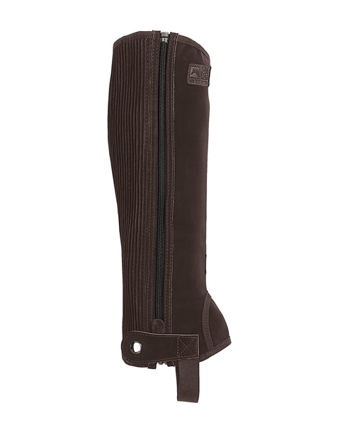 Riding Sport™ Adults’ Synthetic Suede Half Chaps with Silicone Grip Patches