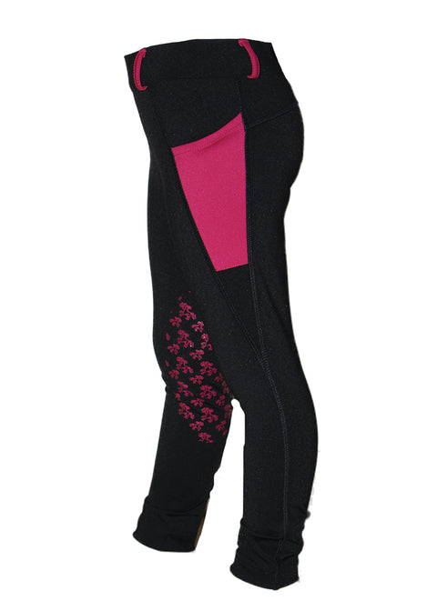Belle & Bow Equestrian Girls’ Fleece Tight