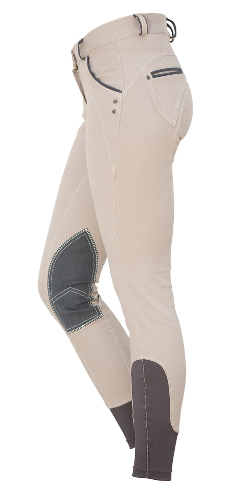 Horseware® Ladies’ Denim Breech - Knee Patch Breeches