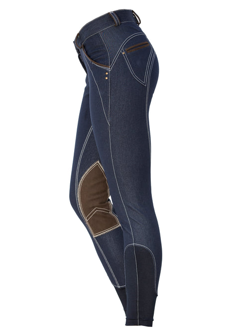 Horseware® Ladies’ Denim Breech - Knee Patch Breeches
