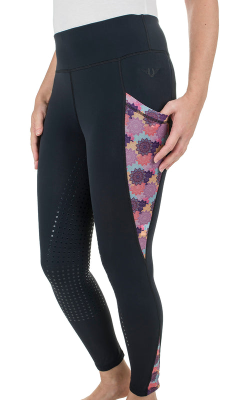 TuffRider® Ladies’ Minerva Three-Season Printed Full-Seat Tight