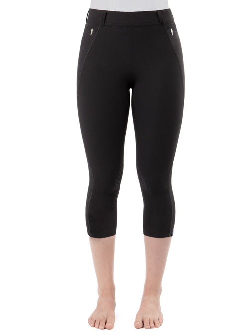 Irideon® Ladies’ Issential Capriole Capri Tight - Black / 1X - Tights